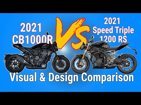 2021 Speed Triple 1200RS vs 2021 CB1000R (Visual & Design Comparison)