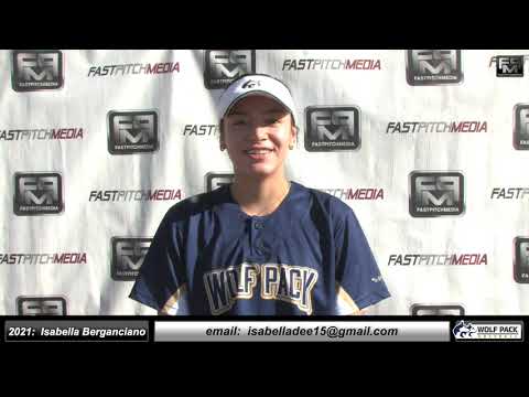 2021 Isabella Berganciano Athletic Outfielder Softball Skills Video - Lady Wolfpack 18 Gold