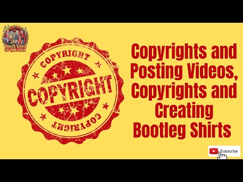 Ep. 492 Stop Your Crying! Copyrights and Posting Videos & Creating Bootleg Shirts.
