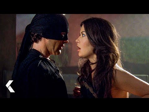Zorro Strips A Woman Of Her Dress Scene - The Mask of Zorro (1998)