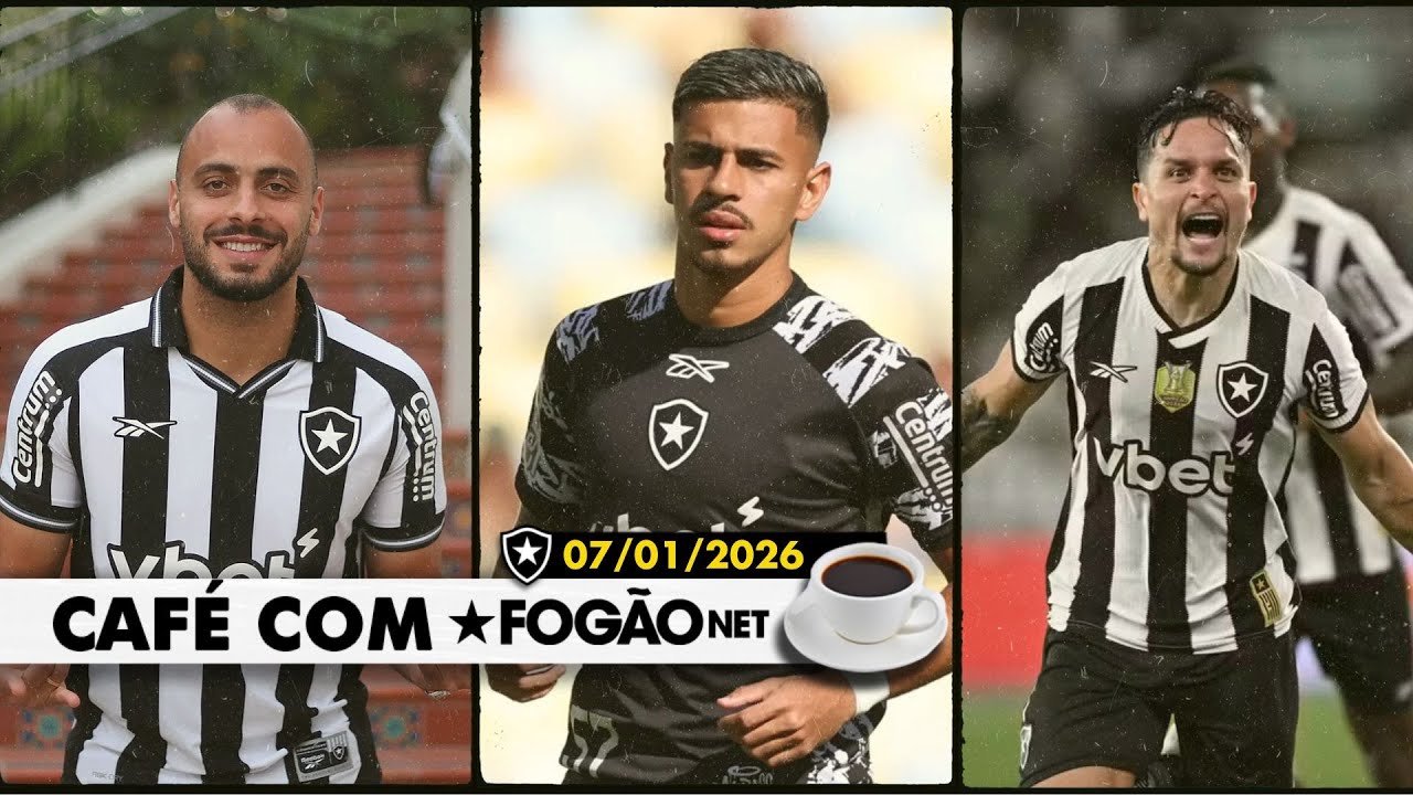 LIVE Café com FogãoNET | Europa de olho em jogadores do Botafogo; Jeffinho de saída