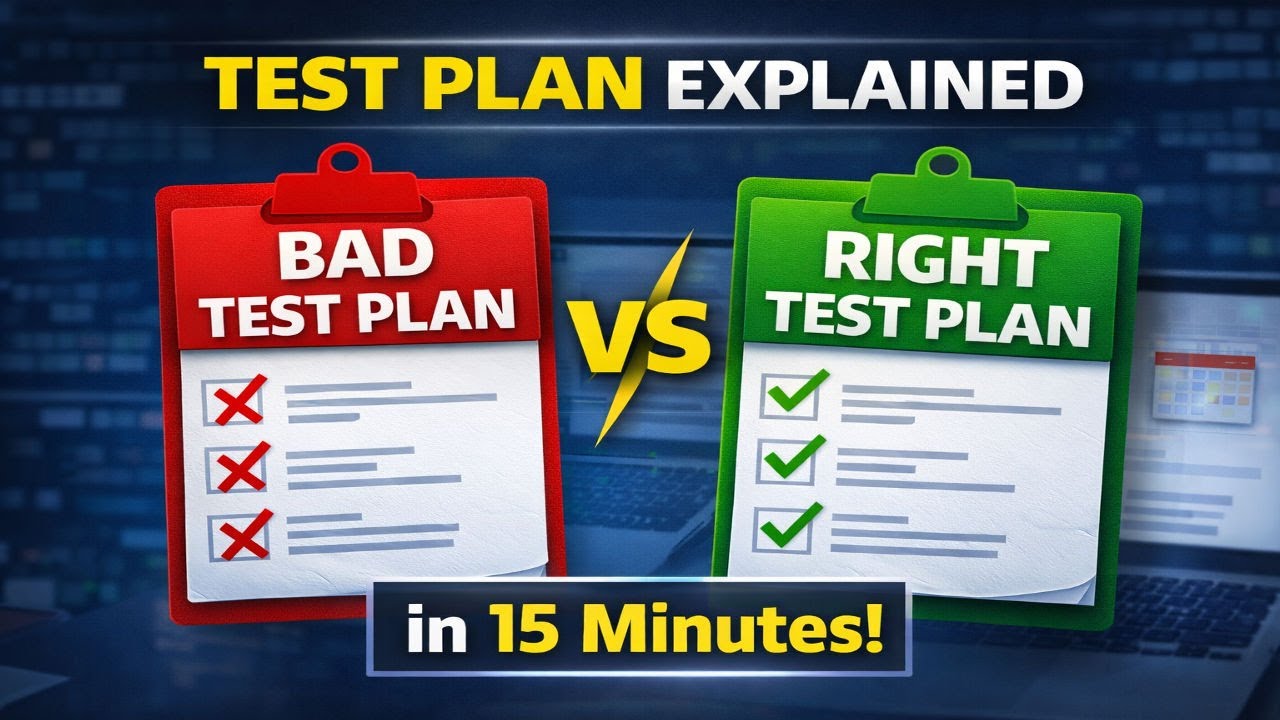 Test Plan Explained in 15 Minutes (With Real Example) | Test Plan (Asked in Every QA Interview)