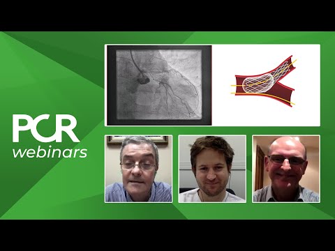 How should I select and treat a patient with bifurcation lesion needing a two-stent technique?