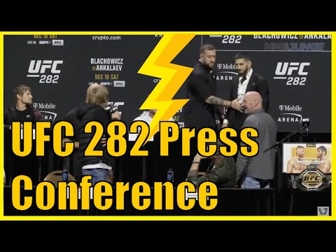 UFC 282 Press Conference - Paddy Pimblett and Ilia Topuria Feud escalates