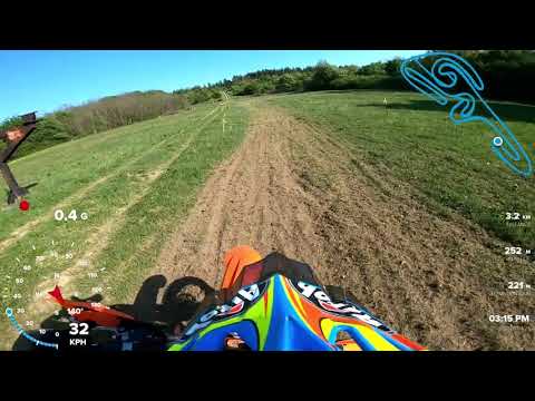 ÚJUDVARON Hamarosan megépülő KROSSZPÁLYA nyomvonala  (kb.:2,5Km hosszúság, 77 méter szintkülömbség)