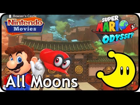 Super Mario Odyssey - Bowser's Kingdom - All Moons (in order with timestamps)