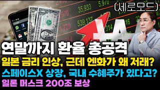 (경제한스푼)세로모드 연말까지 환율 총공격 / 일본 금리 인상.. 근데 엔화가 왜 저래? / 스페이스X 상장…
