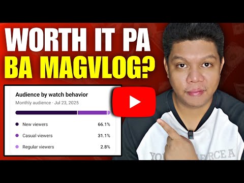 WORTH IT PA BA ANG VLOGGING SA YOUTUBE NGAYONG 2025? | DJMA YOUTUBE TIPS
