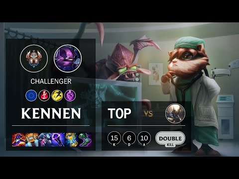Kennen Top vs Pantheon - EUW Challenger Patch 10.25