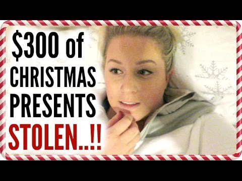 $300 of Christmas Presents STOLEN Off Our Door Step!! Vlogmas Day 9, 2015