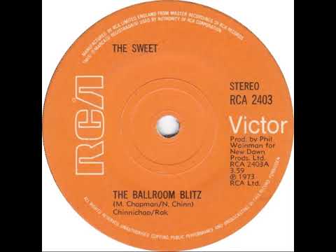 UK New Entry 1973 (181) The Sweet - The Ballroom Blitz