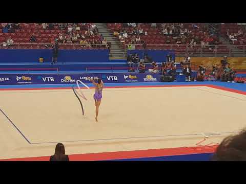 Fanni Pigniczki HUN ribbon - Qualifications World Championships Sofia 2018