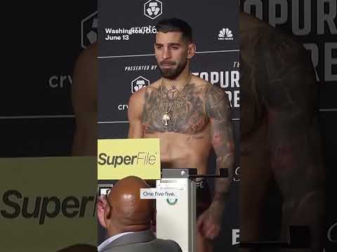 Fighters attend weigh-in ahead of UFC event at the White House