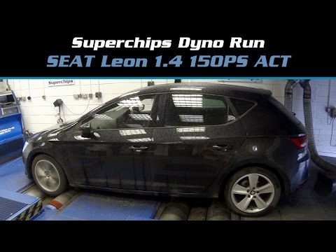 Superchips Dyno Run: SEAT Leon 1.4 150PS ACT