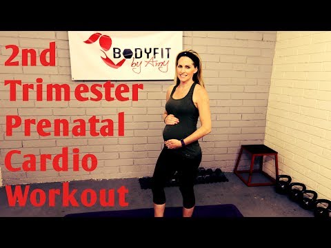 24-minute Prenatal Cardio Workout for All Trimesters