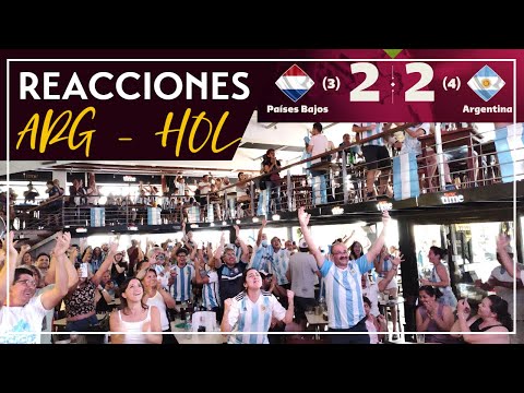 Argentina vs Netherlands reaction bar Salta - World Cup Qatar 2022