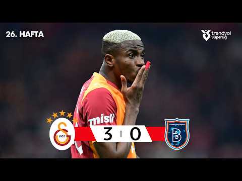 Galatasaray (3-0) Başakşehir - Highlights/Özet | Trendyol Süper Lig - 2025/26