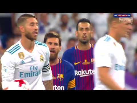 Sergio Ramos Trolling Lionel Messi (Real Madrid vs FC Barcelona)