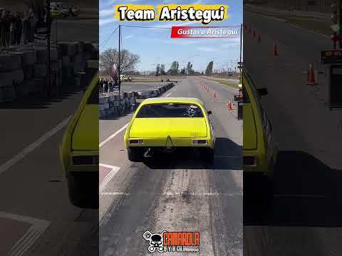 Gustavo Aristegui y su Chevy Funnycar en Alta Gracia y Marcos Juárez