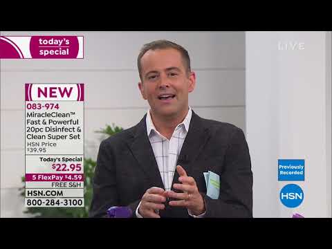 HSN | Joy Mangano's Miracle Clean World Premiere 09.15.2018 - 03 AM