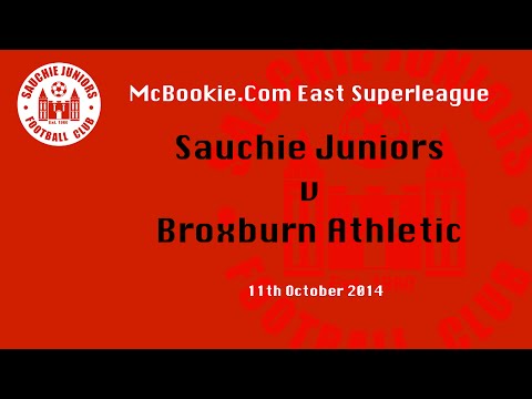 11/10/2014 Sauchie Juniors v Broxburn Athletic - Full Match
