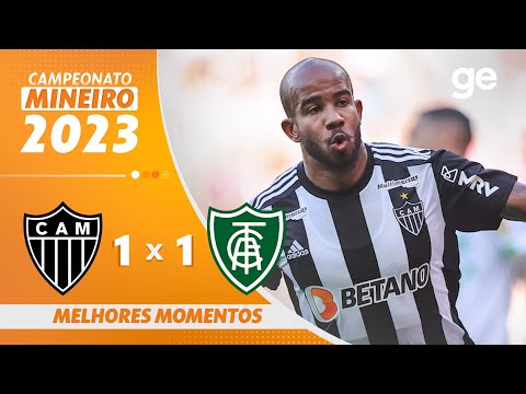 Gols e lances de Atlético Mineiro x América-MG