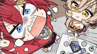 アンちゃん覚醒。これが夢女子の業【手描き切り抜き/にじさんじ/アンジュ・カトリーナ/ニュイ・ソシエール/ちぇりーぺぇ】