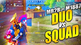 M82B + M1887 - Deadliest Free Fire Duo vs Squad 12