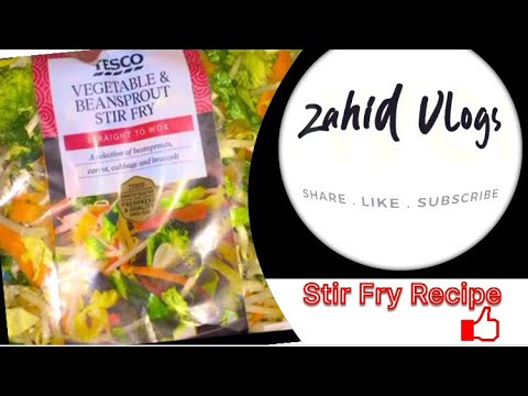 Simple Stir fry recipe using Tesco products Zahid Cooking