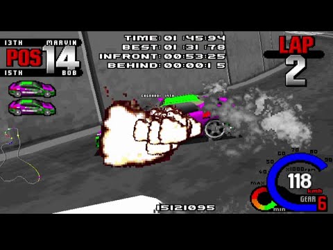 Fatal Racing / Whiplash 1995 PC Gameplay | Fatality By Aliens BOB car#shorts