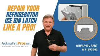 How to Replace Whirlpool/KitchenAid/Maytag Refrigerator Ice Bin Latch W11652042