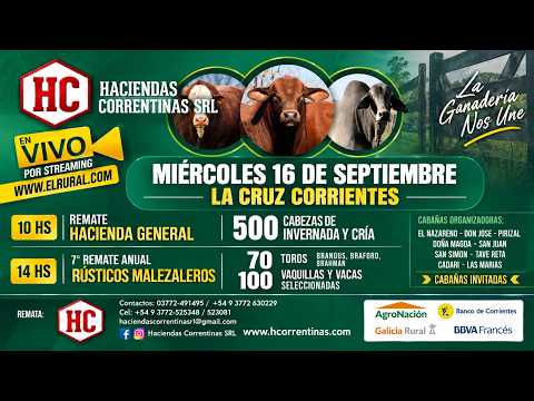 Este miércoles 16 de septiembre, La Cruz Corrientes.