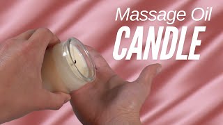 DIY Massage Oil Candle: Relaxing Soy Wax Candle with Skin-Nourishing Oils & Soothing Scent