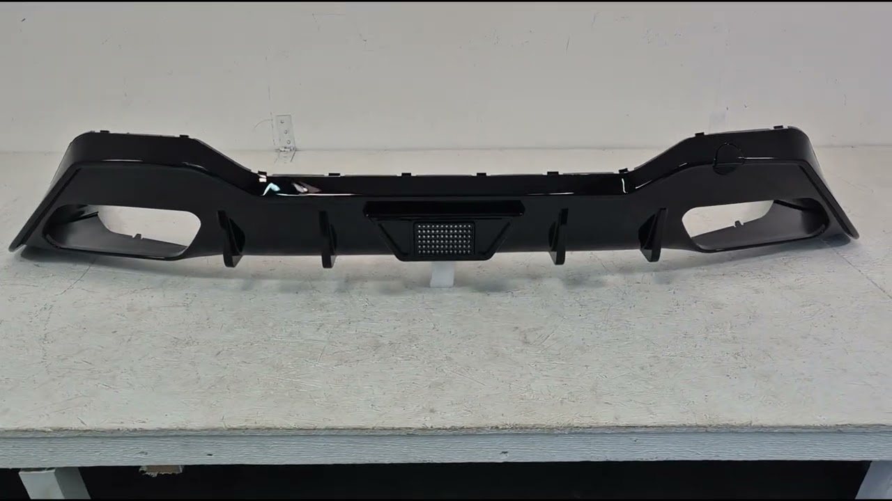 BMW 8-serie G14/G15/G16 2018– Diffuser til bagkofanger (til G14/G16) Video 1
