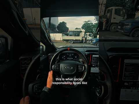 We drove a Ranger Raptor as ‪@FordPhilippines‬ gives back to community with ‪@GawadKalingaHQ‬