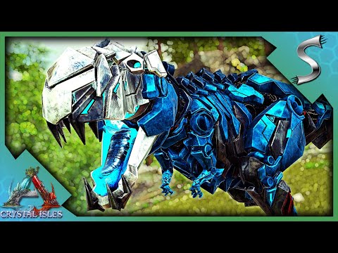 I FOUND A MAX LEVEL TEK REX! - Ark: Crystal Isles [DLC E20]