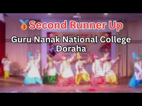 🥉Second Runner Up🥉 BHANGRA | Guru Nanak National College Doraha | PU Ludhiana Zone Youthfest 2025