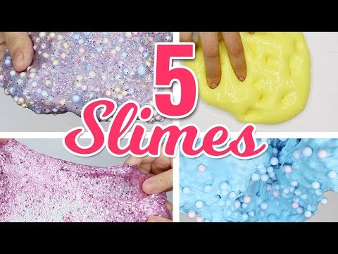 5 SLIME Rezepte – Floam Slime | Peel of Slime | Bilou Slime | DIAMANTA KIDS