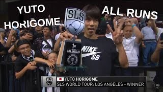 Yuto Horigome at SLS LA Final (All Runs)