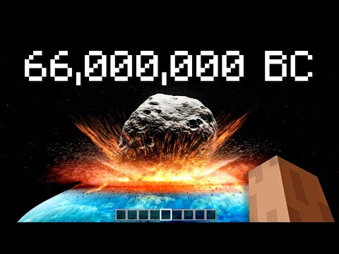 earth’s history portrayed by minecraft