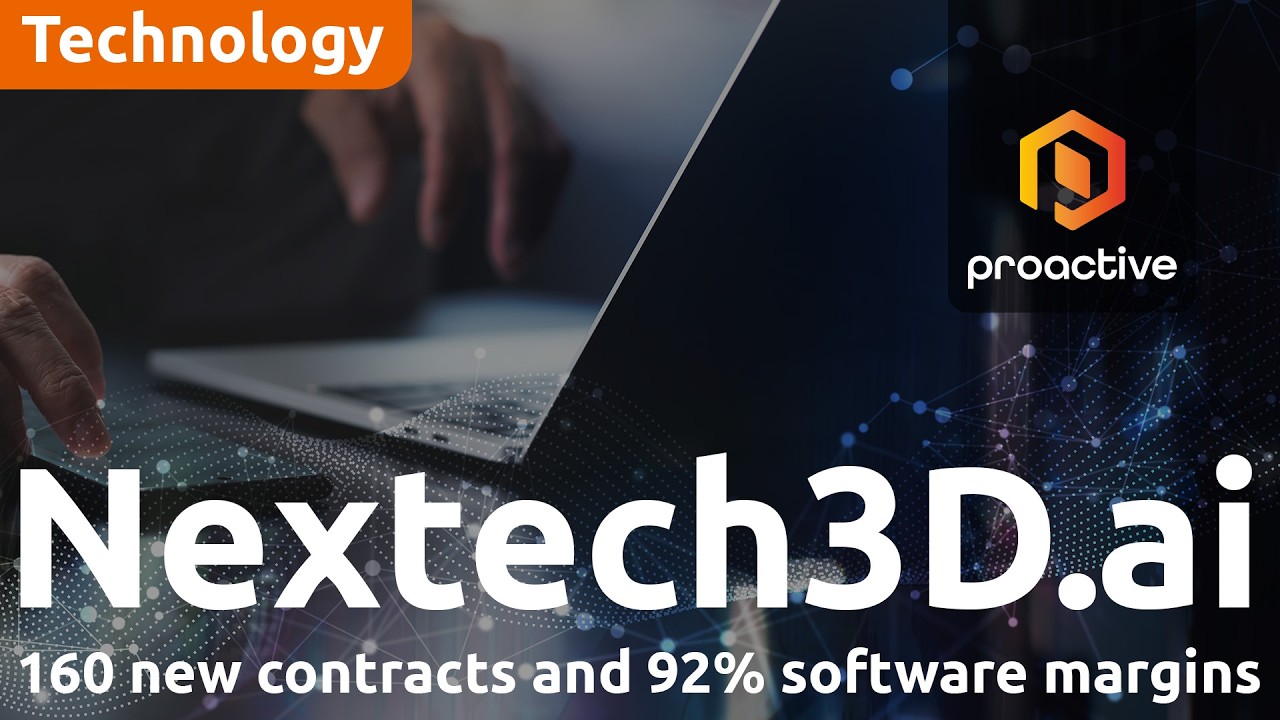 Nextech3D.ai: 160 new contracts, 92% margins, biggest deal ever due August