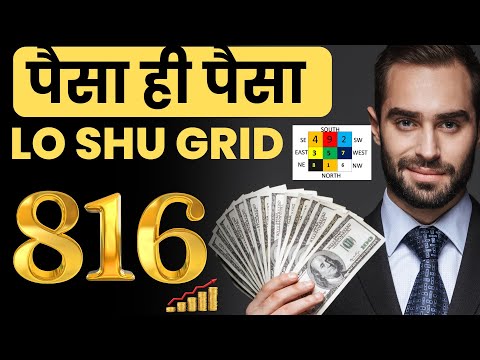 816 combination in lo shu grid | lo shu grid | lu shu grid | abhishek bhatnagar numerology