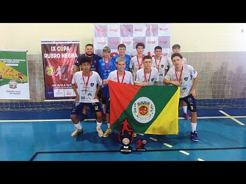 Espigão Alto do Iguaçu x Palma Sola Futsal sub 15 Final da IX COPA RUBRO NEGRA DE FUTSAL 16/12/24