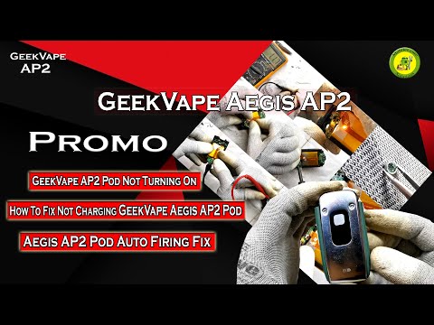 How To Fix Not Charging GeekVape Aegis AP2 Pod | GeekVape AP2 Pod Not Turning On | Aegis AP2 Promo