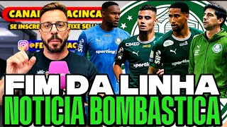 INFORMAÇÃO BOMBÁSTICA! FIM DA LINHA NO PALMEIRAS, ENTENDA TODO O CENÁRIO..