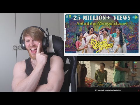 Ashubha Mangalakaari - Video Song • Reaction By Foreigner - Super Sharanya | Anaswara Rajan