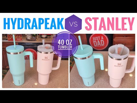Stanley vs Hyrapeak 40 oz Tumbler With Handle & Straw Lid  H2.0 Flowstate vs Voyager