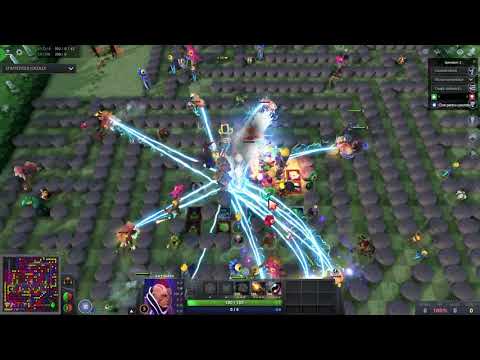 Dota 2  GemTD  Coop 4P  wave 60  791 kills , Carmen Lucia and Golden Jubilee