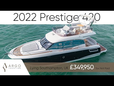 2022 Prestige 420 'Jib Jab' | FOR SALE NOW in Southampton, UK | Prepared, serviced and ready to go