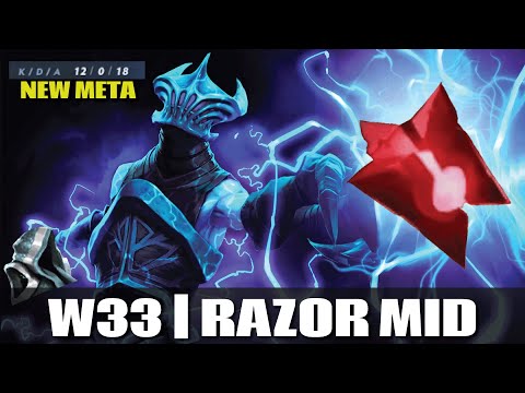 W33 - Razor Mid Bloodstone New Meta | Dota 2 Pro Gameplay | Full Game [Dota2Elixir] 🔥